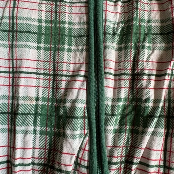 Little Sleepies Forest Plaid Kids Footie - Picture 2 of 3